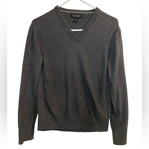 Banana Republic Sweater Size Small Gray Long Sleeve‎ Pullover Cotton Cashmere